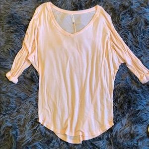 Blush pink long sleeve